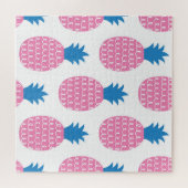 Ananas Leuk, naadloos ontwerp. Legpuzzel (Horizontaal)