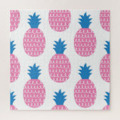 Ananas Leuk, naadloos ontwerp. Legpuzzel (Verticaal)