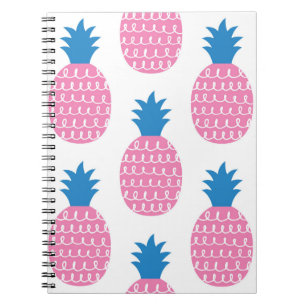 Ananas Leuk, naadloos ontwerp. Notitieboek