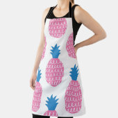 Ananas Leuk, naadloos ontwerp. Schort (Insitu)