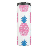 Ananas Leuk, naadloos ontwerp. Thermosbeker (Achterkant)
