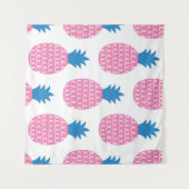 Ananas Leuk, naadloos ontwerp. Wandkleed (Voorkant (horizontaal))