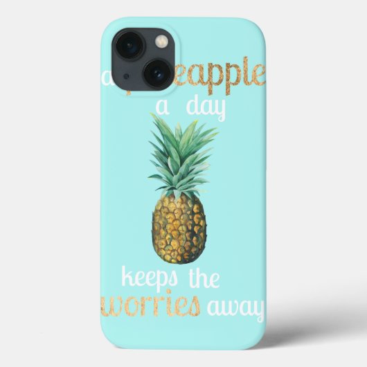 Ananas Levensquote Case-Mate iPhone Case (Achterkant)