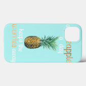 Ananas Levensquote Case-Mate iPhone Case (Achterkant (horizontaal))
