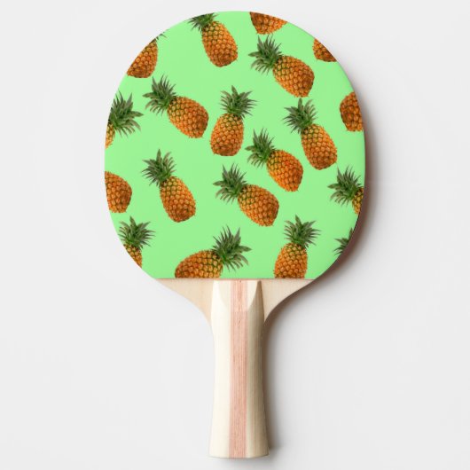 Ananas licht groen Ping Pong Paddle Tafeltennisbatje (Voorkant)