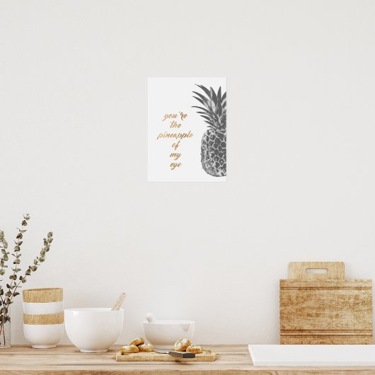 ananas Life II Poster (Keuken)