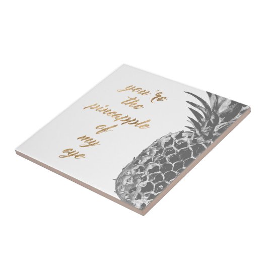 ananas Life II Tegeltje (Zijkant)