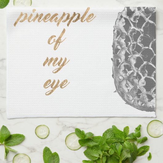 ananas Life II Theedoek (Gevouwen)