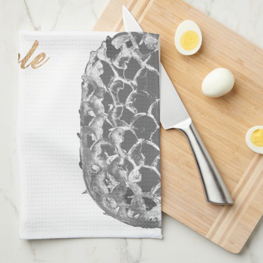 ananas Life II Theedoek (Quarter Fold)