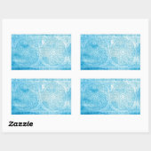 ananas Life III Rechthoekige Sticker (Vel)