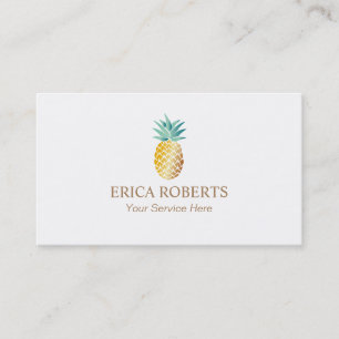 Ananas Logo Elegant Plain Visitekaartje