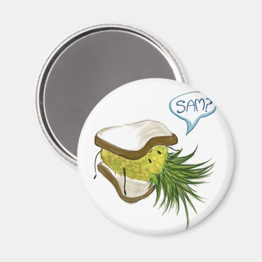 Ananas Logo Magnet (Voorkant / Achterkant)