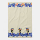 Ananas Luau Band Hawaiian keukenhanddoek (Verticaal)