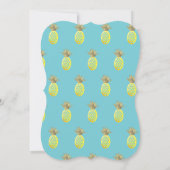 Ananas Luau Birthday Party Elke leeftijd Kaart (Achterkant)