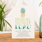 ananas Luau Bridal Shower Kaart