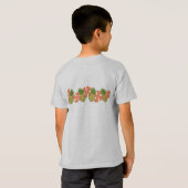 Ananas Luau Hawaiian Tropical Band T-shirt (Achterkant volledig)