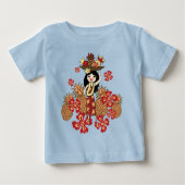 Ananas Luau Peuters & Baby's T-shirts (Voorkant)