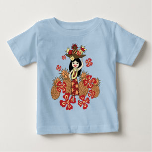 Ananas Luau Peuters & Baby's T-shirts
