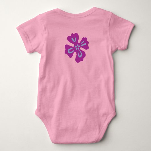 Ananas Luau Peuters & Baby's T-shirts (Achterkant)