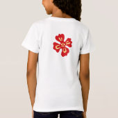 Ananas Luau tropisch ontwerp T-shirt (Achterkant)