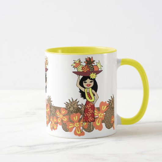 Ananas Luau Tropische Mokken (Rechts)
