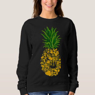 ananas luiaards ananas vorm luiaard trui
