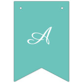 Ananas maakt roze Happy Birthday Bunting-vlaggen Vlaggetjes (Derde vlag)