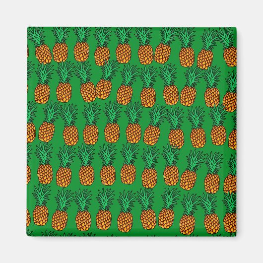 ananas magneet (Voorkant)