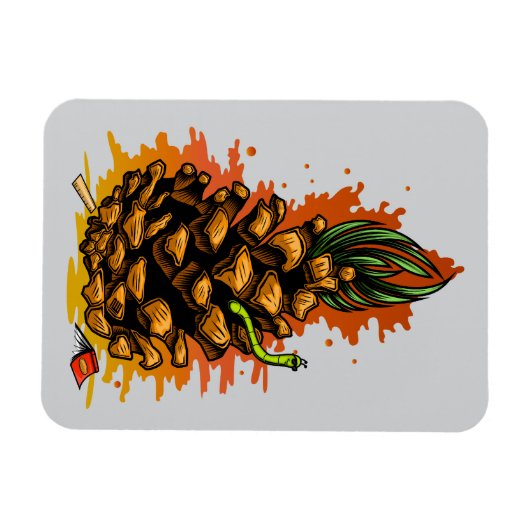 Ananas Magneet (Horizontaal)