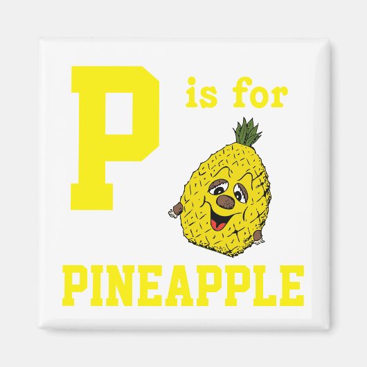 Ananas Magneet (Voorkant)