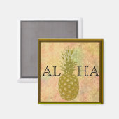 Ananas Magnet (Voorkant / Achterkant)