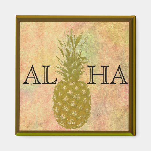 Ananas Magnet (Voorkant)