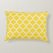 Ananas Marokkaans #5 Houtskool 3 Initieel Monogram Decoratief Kussen (Achterkant)