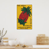 Ananas - Matchbox Print - India Wandkunst (Keuken)