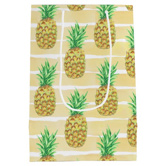 ananas medium cadeauzakje (Achterkant)