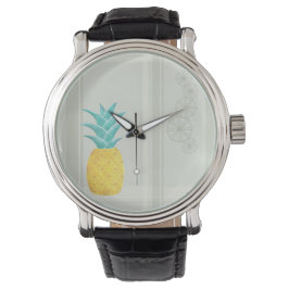 Ananas Meets Plaid Horloge