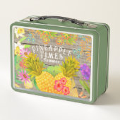 Ananas met Floral (Achterkant)