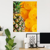 Ananas met snijdenstokjes, fodie, ZSSG Poster (Thuiskantoor)