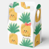 Ananas met strik Cute Verjaardag Bedankdoosjes (Geopend)