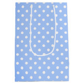 Ananas met zonnebrillen voor het hart Polka Dots Medium Cadeauzakje (Achterkant)