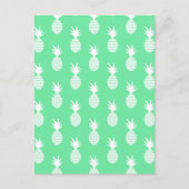 Ananas Mint Patroon 2 Briefkaart (Voorkant)