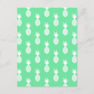 Ananas Mint Patroon 2 Briefkaart