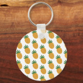 ananas | Moderne Cute Infertility Awareness IVF Sleutelhanger (Achterkant)