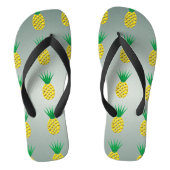 Ananas Moderne Stijlvolle Trendy Vector Teenslippers (Voetbed)