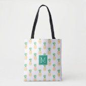 Ananas monogram tote bag (Voorkant)