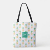 Ananas monogram tote bag (Achterkant)