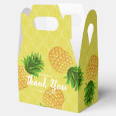 Ananas Mosterd Favor Box Bedankdoosjes (Geopend)