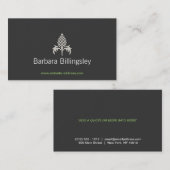  ANANAS MOTIEF LOGO Nr. 2 Visitekaartje (Voorkant / Achterkant)