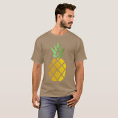 Ananas muziek vriend t-shirt (Voorkant volledig)