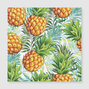 ananas: naadloos bloemmotief.